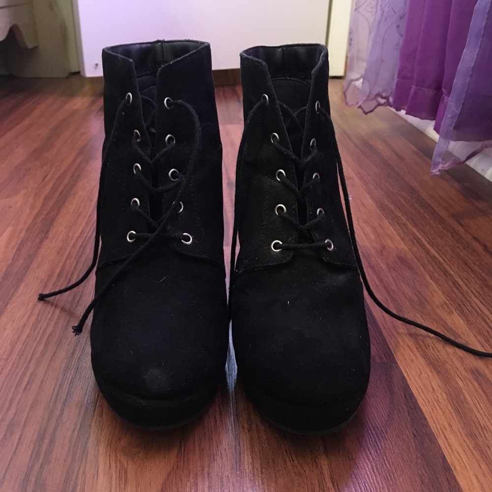 Forever 21 Black Booties